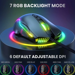 ماوس گیمینگ با سیم اونیکوما مدل CW905 RGB